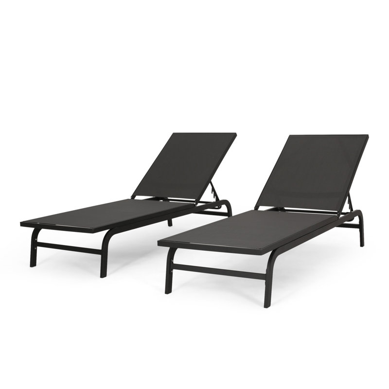 Finn Chaise Lounge, 2, Dark Gray