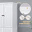 Armoire de cuisine autoportante polyvalente avec fonctions de rangement avancées
