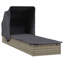 Lit de bronzage en poly rotin 83,9 po x 24,8 po x 38,2 po Latitude Run®-1498933038-1498933036
