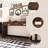 Wooden Entryway Table With Burl Veneer-718698865