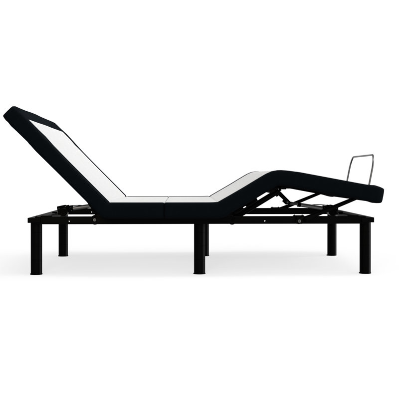 Base de lit grand ajustable avec charge, massage, lampe de chevet pour 30 massages et