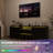 94.5" Led Modern Tv Stand For 100/90/80 Inch Tvs, Tall Entertainment Center With Storage Cabinets And Drawers, Media Console With Adjustable Shelves For Living Room-822178355