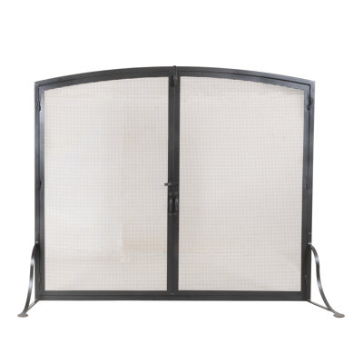 Prime 2 Panel Steel Fireplace Screen