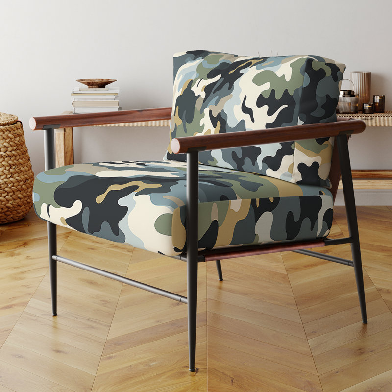 Fauteuil d'appoint City Camo Concealment, Noir