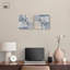 «Clay Art III», ensemble de toiles abstraites modernes par Art Remedy-112662126-112662121