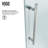 Winslow 48" W x 36" D x 80" H Sliding Frameless Shower Enclosure with 3/8  Clear Glass&Base-50877761-50877759