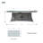 Ardala 6 - Person Wicker Patio Dining Set with Rectangular Table , Cushions Included-539139809