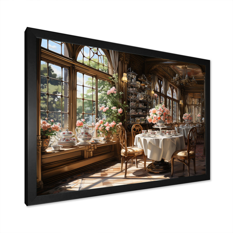 Art sur toile, "Country clubs", H 24 po x l 32 po x P 1 po, Cadre simple noir