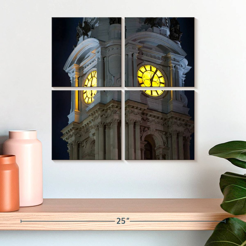 Tour de l'horloge Lilie Philadelphia, H 18 po x l 18 po