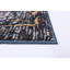Tapis abstrait bleu foncé-932790696