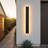 47" 5CCT Modern LED Outdoor Wall Light, 36W Dimmable Integrated Exterior Lighting, 100-277V, Anti-Glare Wall Sconce, ETL Listed, Matte Black-1498277356