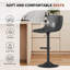 Birecree Leather Seat Adjustable Counter Height Modern Swivel Bar Stools with Backs Island Chairs for Home Kitchen-1388787250-1404871020