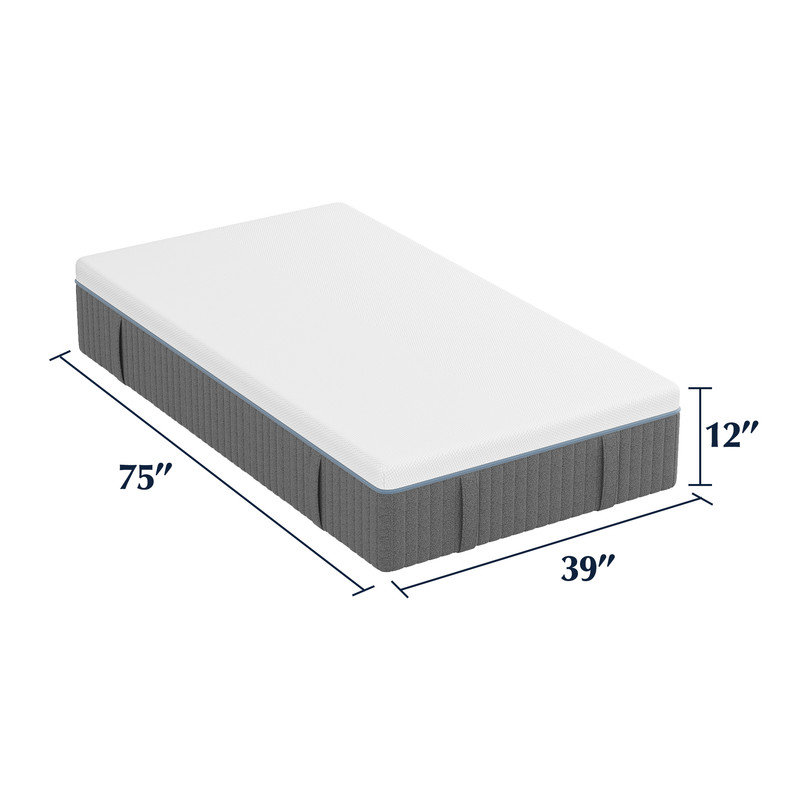 Classic 8" Medium Foam Mattress, Lit simple