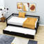 Lit de jour simple en bois avec couchette Masimba-87393569
