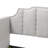 Peridot Dove Gray Velvet Daybed W/Trundle (Twin)
