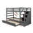 Andrzejewski Kids Twin Over Twin Bunk Bed with Trundle with Drawers-720329592