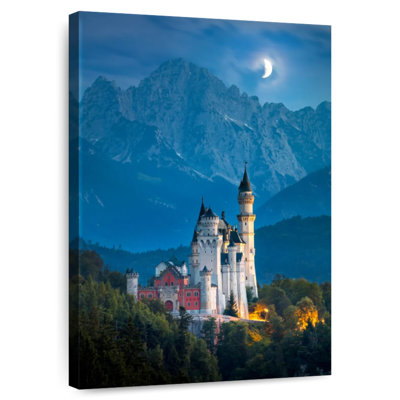 Château Lilie Neuschwanstein la nuit