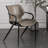 Grey Solid back side Chair(Set of 2)