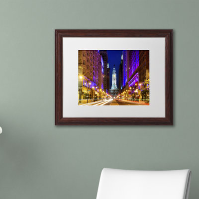 « city hall philly », reproduction de photo encadrée