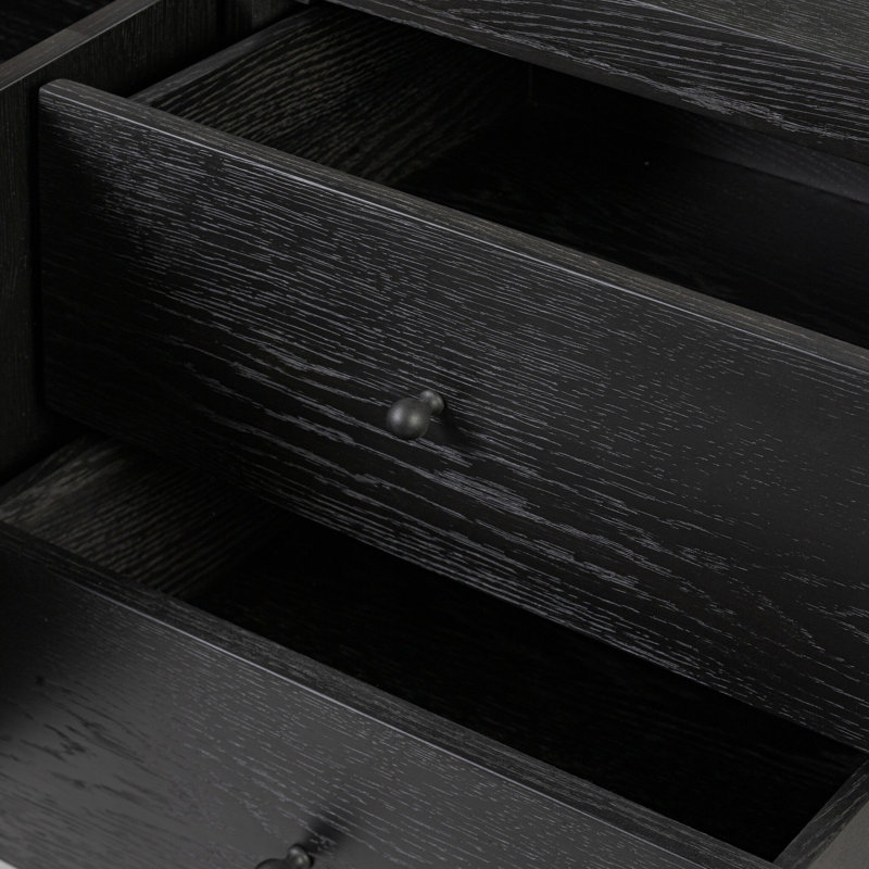 Roark Media Console, Ebony Oak
