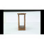 Table de bout étroite en bois massif, table d'appoint de style campagnard pour le salon, brun, 2-1955787011