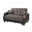 Causeuse convertible avec rangement Primenest Marabella, gris