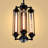 4-Light Dimmable Industrial Flute Pendant Chandelier