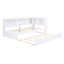 Lit de jour simple avec lit gigogne, armoires de rangement et ports USB-1598726605