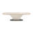  Fantosini Extendable Pedestal Dining Table - Silver Mist