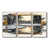 Toile naturelle avec cadre flottant