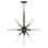 Ariel 16 - Light Sputnik Sphere Chandelier with Crystal Accents