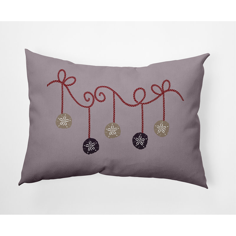 Coussin intérieur / extérieur Coastal Christmas, Glaçage