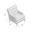 Downtown Armchair Chair with Ottoman-23976390-48100734-48100737