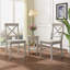 Chaise d'appoint en bois massif Gelacio-27468819