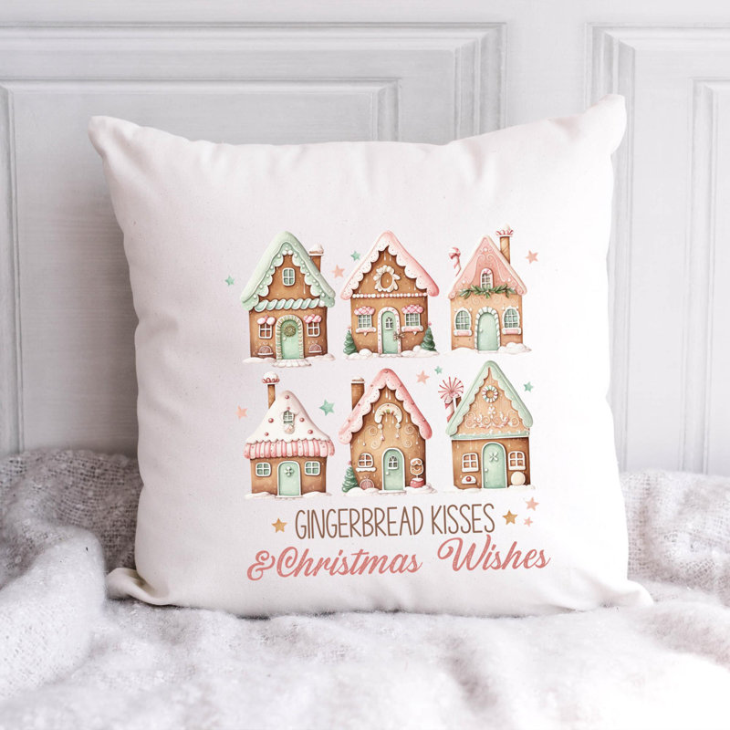 Coussin en polyester 04 Sweet Christmas, 16 po x 16 po