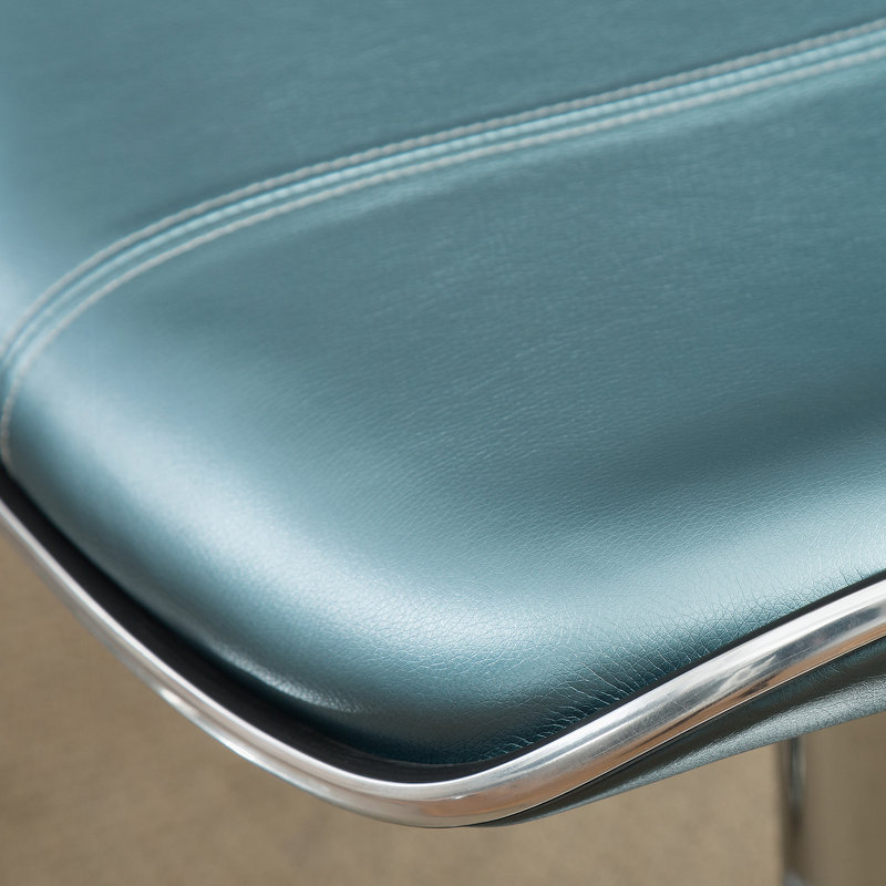 Ensemble de 2 tabourets de bar Upholstery Airlift, Bleu