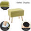 Petit tabouret d'appoint avec repose-pieds en bois-1303797756