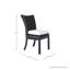 Montecito Woven N-Dura Resin Wicker Outdoor Dining Side Chair - Onyx-2128870513-1910438044-1910438043