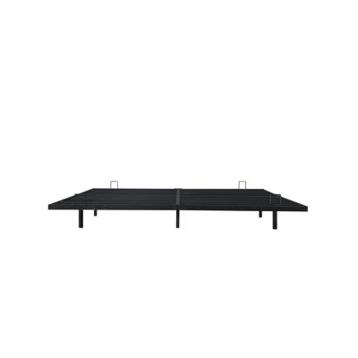 Metal Platform Bed With LED Light