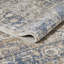 Tapis oriental bleu / crème en polypropylène tissé à la machine Aldor-1471340960