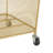 Cole And Grey Metal Square Mesh Wire Rolling Laundry Storage Basket With Ring Handles-2139855922