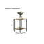 Ensemble de table rustique 3 pièces Table basse 1 table de bout 2 tables de bout style minimaliste-1937324313