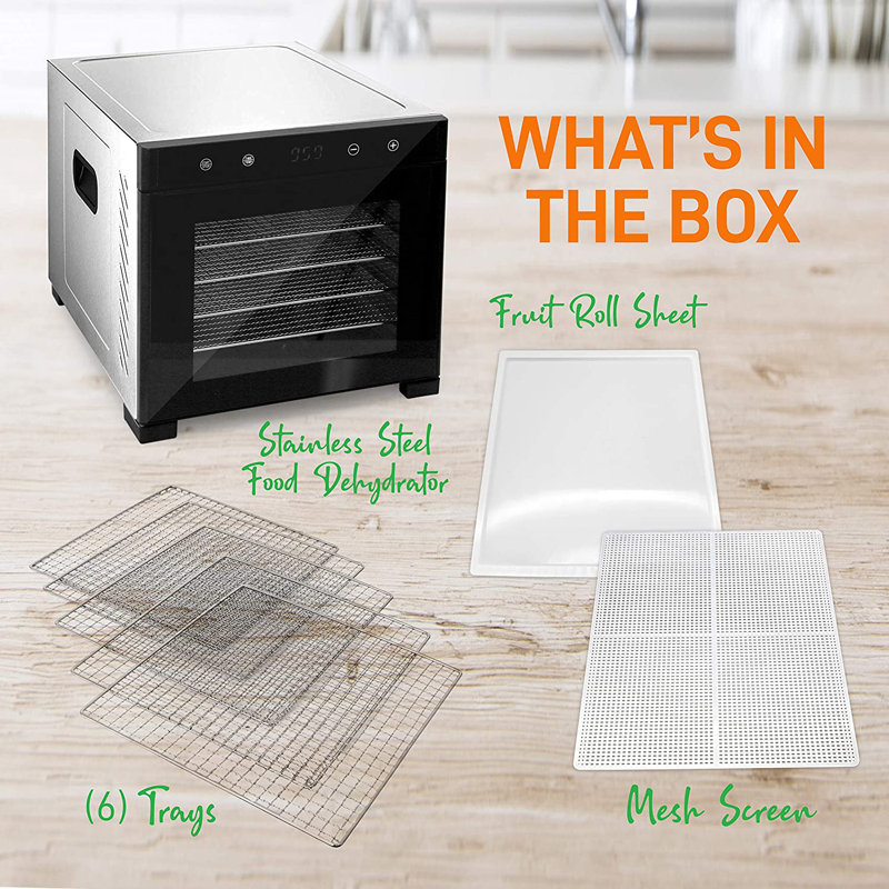 NutriChef 600 Watt Food Dehydrator