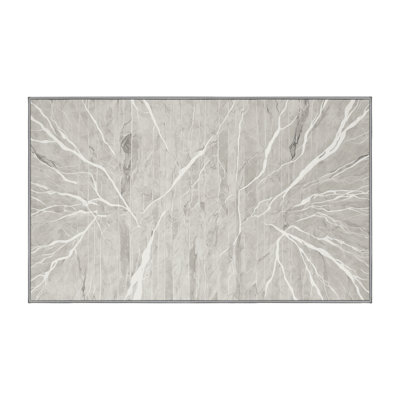 Tapis gris lavable à la machine