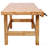 Solid Rubber Wood Workbench with Integrated Wood Vise for Workshop & Woodworking