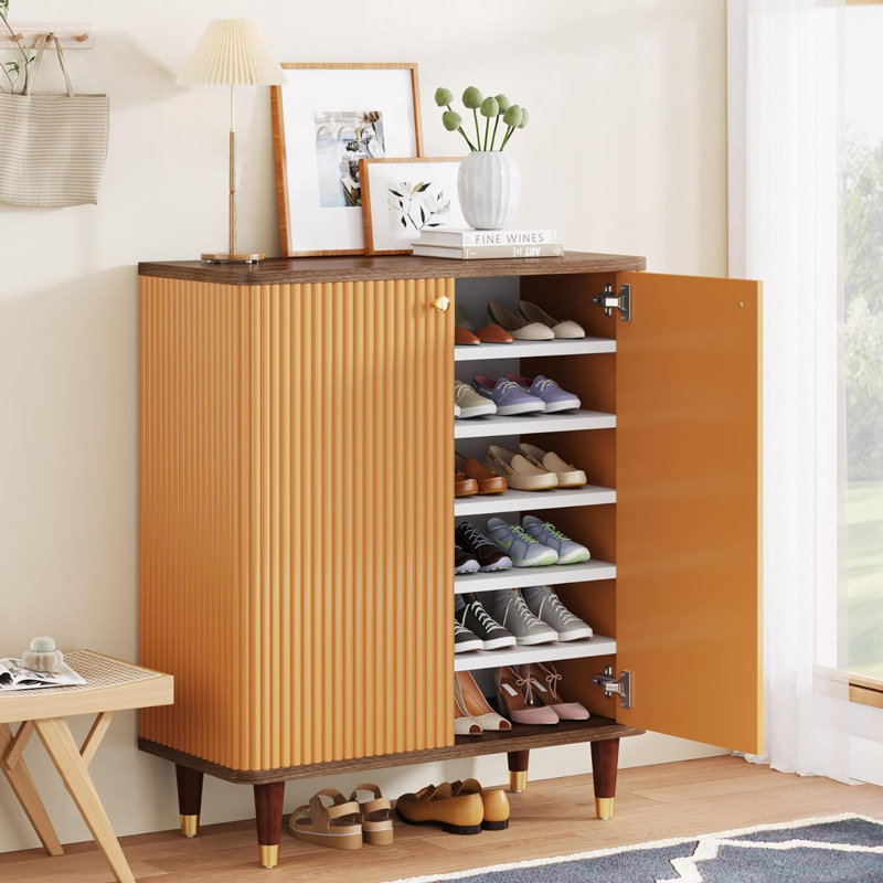 24 Pair Shoe Storage Cabinet