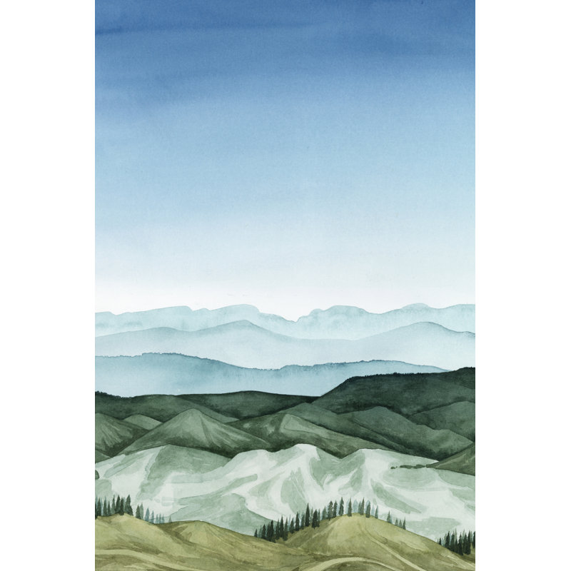 Crystal Landscape I by Grace Popp - Wrapped Canvas Print, 46cm H x 30cm W x 3.8cm D