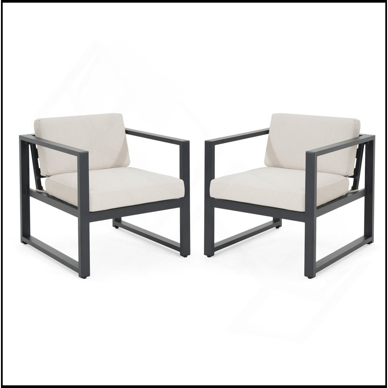 Ensemble de 2 chaises d'extérieur Navan
