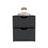 Nightstand Gandu, Two Drawers, Black Wengue Finish-107143220