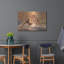  «King of the Jungle» par Delene Lambert, art mural en métal, 36 po x 24 po